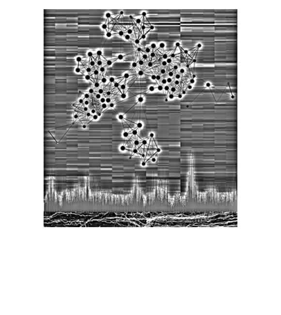 Wissenschaftler des DZNE haben eine molekulare Bremse identifiziert, die die Regeneration von Nervenverbindungen verhindert. Dafür mussten große Menge an Gen-Daten analysiert werden. Dies ist in der obigen Abbildung veranschaulicht. (Bild: DZNE/A. Tedeschi)