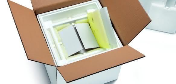 Storopack bringt eine neue temperaturgeführte Schutzverpackung mit rund 96 Stunden Haltedauer auf den Markt. (Bild: Storopack) Storopack bringt eine neue temperaturgeführte Schutzverpackung mit rund 96 Stunden Haltedauer auf den Markt. (Bild: Storopack)