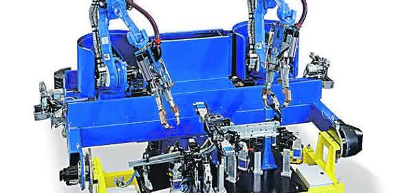 Punktschweißroboter
