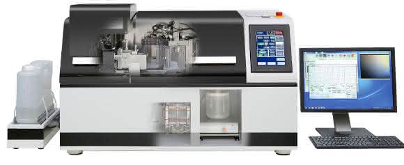 Das MSE-Testsystem analysiert die Oberflächenfestigkeit und sogar die Festigkeitsverteilung verschiedenster Materialien von gelartig bis diamanthart, ohne darunter liegende Schichten oder Substrate zu beschädigen (Bild: Rubröder International Trading GmbH)