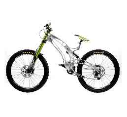 Mountainbike Mountainbike mit Hypermill aus dem Vollen gefräst