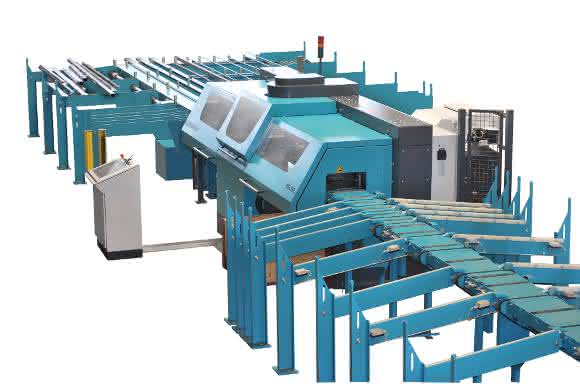 Kreissägemaschine: Universell mannlos produzieren Kreissägemaschine: Universell mannlos produzieren