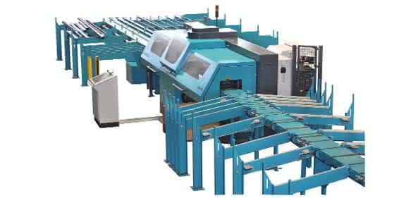 Kreissägemaschine: Universell mannlos produzieren Kreissägemaschine: Universell mannlos produzieren