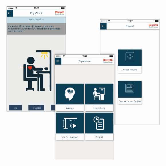 Rexroth App Fit4Ergonomics Rexroth App Fit4Ergonomics
