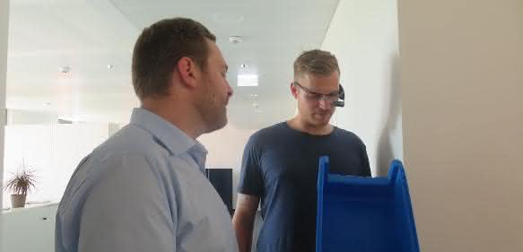 E+P HS Fulda-Augmented Reality Datenbrille im Einsatz