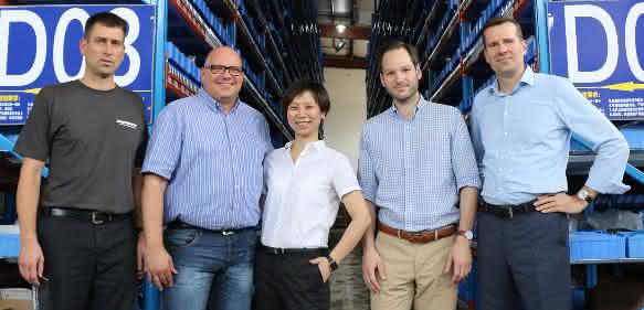 Jungheinrich Ersatzteillager Shanghai Eröffnung