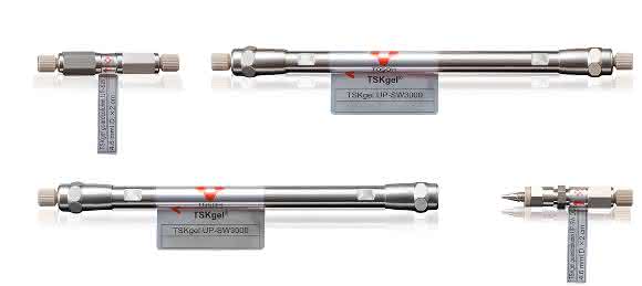 TSKgel UP-SW3000: 2 µm UHPLC Säulen, die besonders für die für die Analyse von Antikörpern geeignet sind. (Bild: Tosoh Bioscience GmbH)