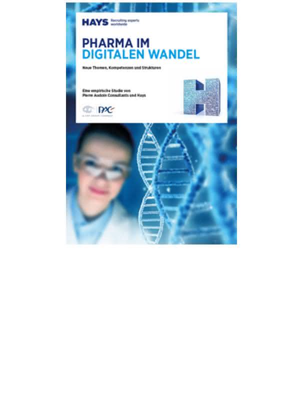 Studie von Hays und PAC zum digitalen Wandel in der Pharmabranche (Bild: Hays AG)