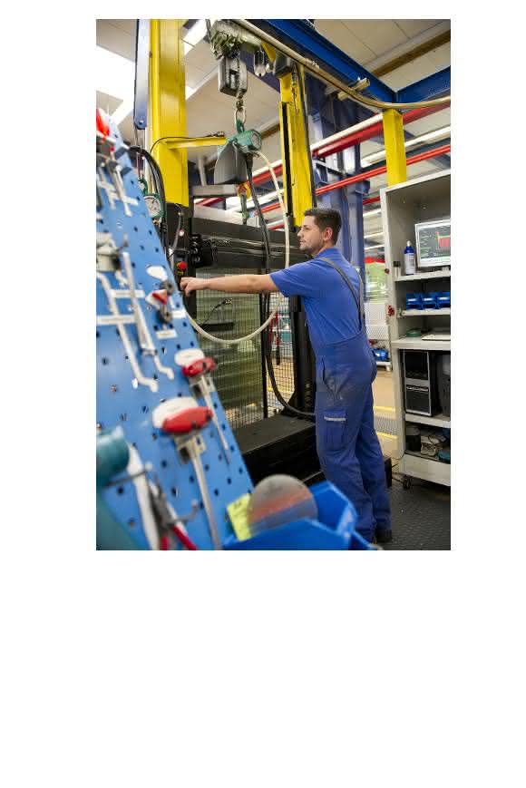 Hebezeug-Produktion bei JDN