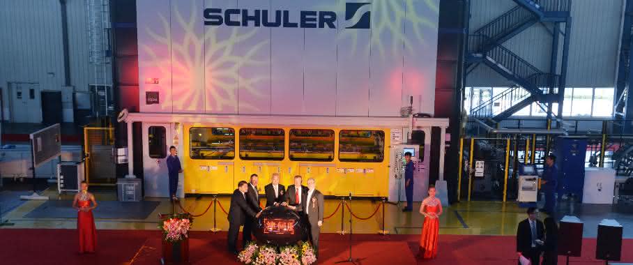Eröffnungsfeier Servo TechCenter Tianjin Schuler Technikzentrum für Umformtechnik-Anlagen Tianjin