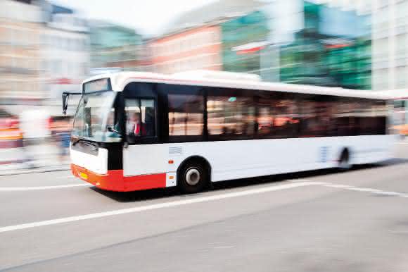 Linienbus Kabel im Linienbus