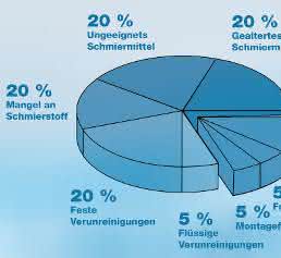 Schäden am Wälzlager
