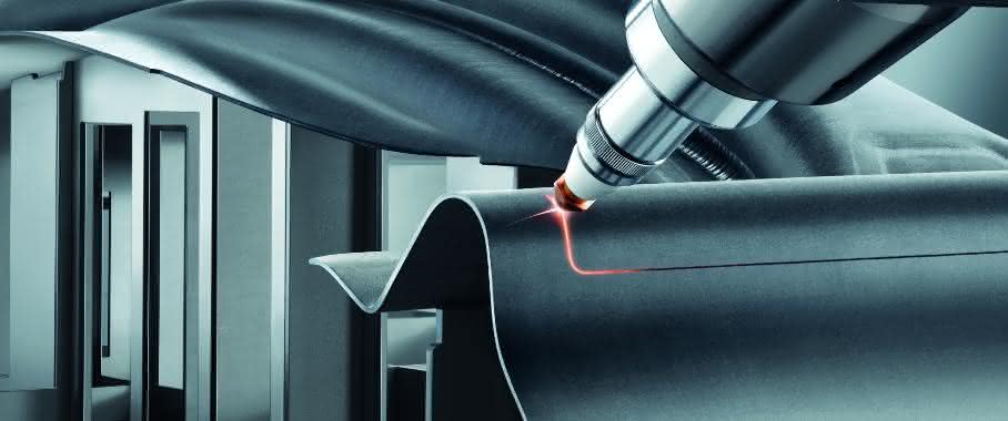 TruLaser Cell 7040 Laserschneiden einer B-Säule