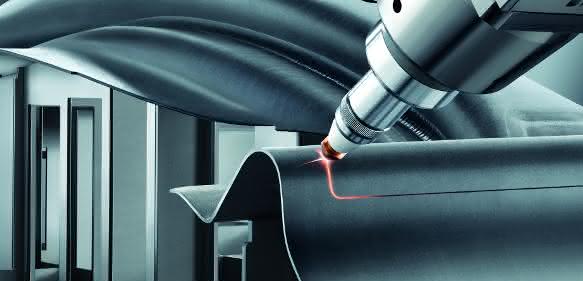 Laserschneiden einer B-Säule