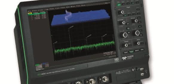 HDO4000-Oszilloskop mit 16-fach höheren Y-Auflösung (Bild: Telemeter Electronic) HDO4000-Oszilloskop mit 16-fach höheren Y-Auflösung (Bild: Telemeter Electronic)
