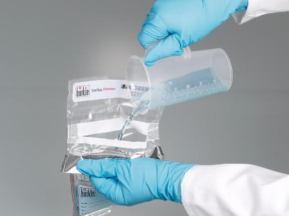 Originalitäts-Probenbeutel SteriBag Premium von Bürkle  für sicheren Transport und professionelle Aufbewahrung (Bild: Bürkle GmbH)