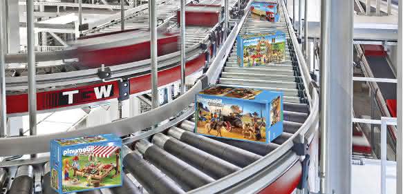 TGW-Technologie für Playmobil - Ein Logistiksystem für Systemspielzeug TGW-Technologie für Playmobil - Ein Logistiksystem für Systemspielzeug