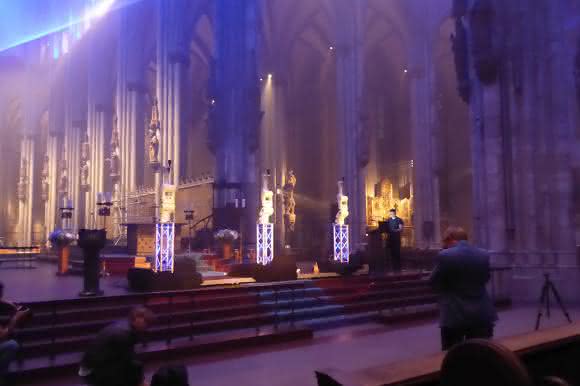SilentMOD Lasershow im Kölner Dom SilentMOD Lasershow im Kölner Dom