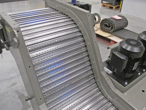 Knoll Plattenbandförderer Knoll Maschinenbau Plattenbandförderer