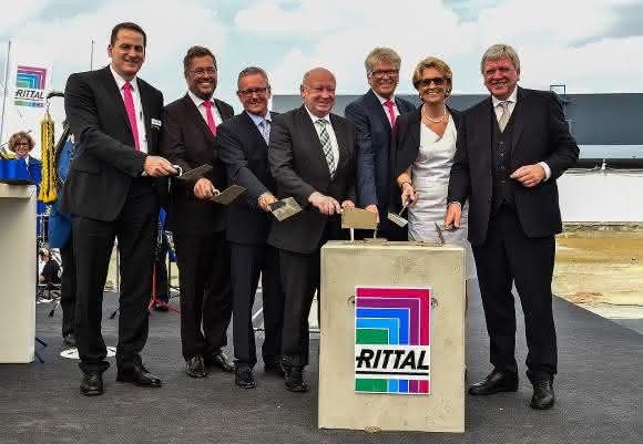 Grundsteinlegung bei Rittal Grundsteinlegung bei Rittal