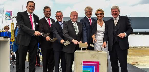 Grundsteinlegung bei Rittal Grundsteinlegung bei Rittal