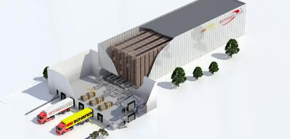 SSI Schäfer baut für Schmidt in Alzenau