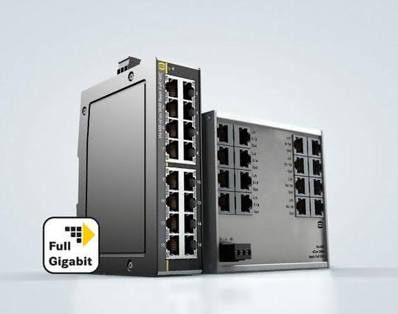 Ethernet Switches: Schaltschrank-Platz gut genutzt Ethernet Switches: Schaltschrank-Platz gut genutzt