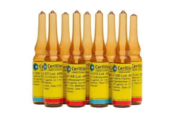 Merck erweitert sein Cerilliant®-Portfolio an zertifizierten Referenzmaterialien um neun neue Certified Spiking Solutions® für den Einsatz in Diagnoselaboren. Merck erweitert sein Cerilliant®-Portfolio an zertifizierten Referenzmaterialien um neun neue Certified Spiking Solutions® für den Einsatz in Diagnoselaboren.