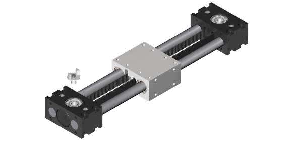 Zahnriemenachse: Positionierachse für flexiblen Einbau Zahnriemenachse: Positionierachse für flexiblen Einbau