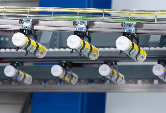 Ferag Skyfall unterstützt Abfülltechnik