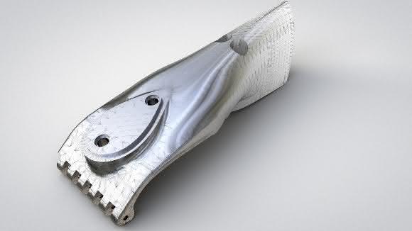 Alumium-Bauteil 3D-Metall-Druck Alumium-Bauteil 3D-Metall-Druck