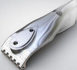 Alumium-Bauteil 3D-Metall-Druck