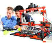 fischertechnik 3D-Drucker Vater Sohn