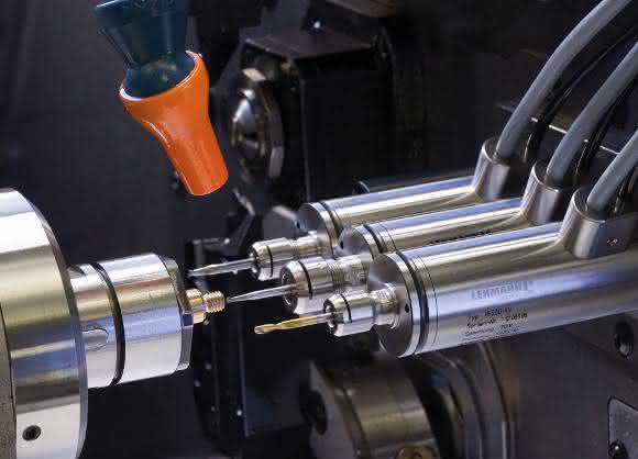 HFS 30 für Frontbearbeitung in einer Drehmaschine Traub TNL 12. HFS 30 für Frontbearbeitung in einer Drehmaschine Traub TNL 12.