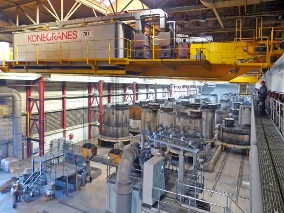 Konecranes Krananlagen im Gusszentrum Ostfriesland GOZ