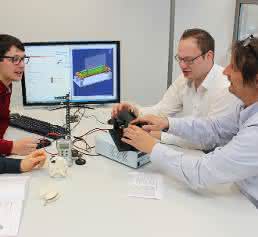 Christian Bender, Daniel Gruner, Sven Kübler und Hannes Rogl