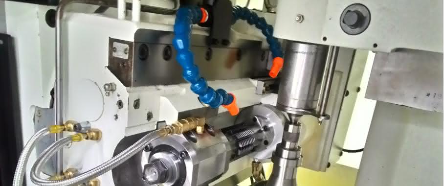 Getriebespindel der Wälzfräsmaschine