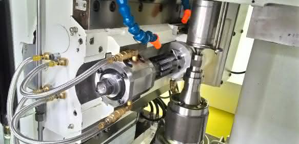 Getriebespindel der Wälzfräsmaschine Getriebespindel der Wälzfräsmaschine