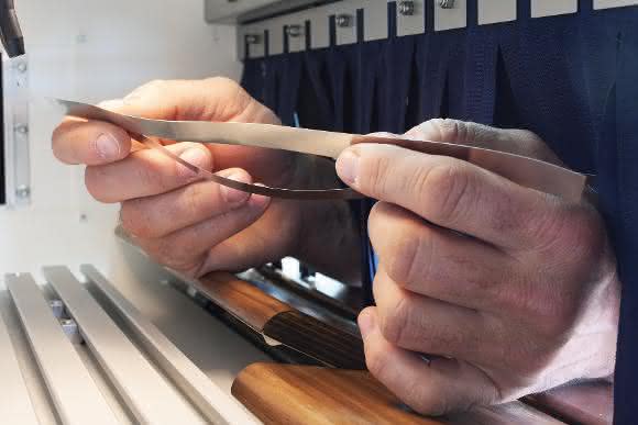Ergonomische Handauflage Laserschweißmaschine Rofin