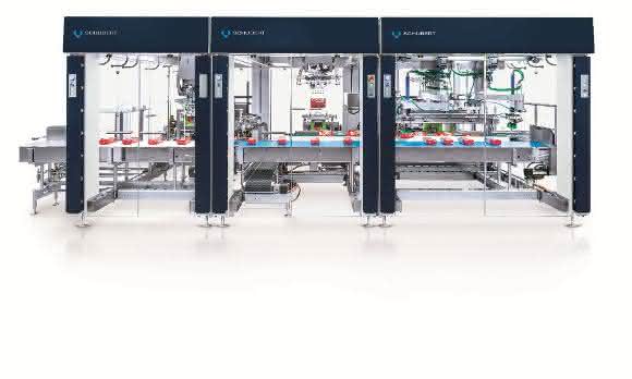Die neueste Generation der TLM-Maschinen von Schubert ist die erste Verpackungsmaschine ohne Schaltschrank. Verlinkungen/Recommondations: