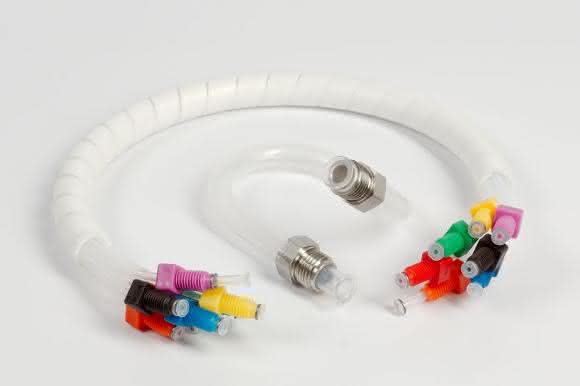 Neben Standardschläuchen werden auch Multilumenschläuche extrudiert, die zur Führung mehrerer Medien geeignet sind.