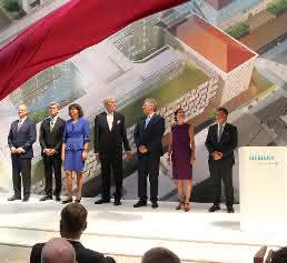 Festakt bei Siemens Eröffnung der neuen Konzernzentrale in München