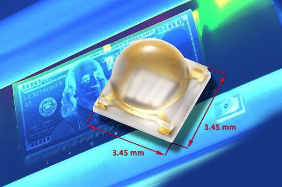 Die neue UV-LED VLMU3510-365-130 von Vishay