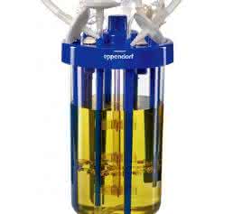 Neu im Einweg-Bioreaktoren-Programm von Eppendorf: Bioblu 3f für mikrobielle Bioprozesse mit Arbeitsvolumen von 1250...3750 ml.