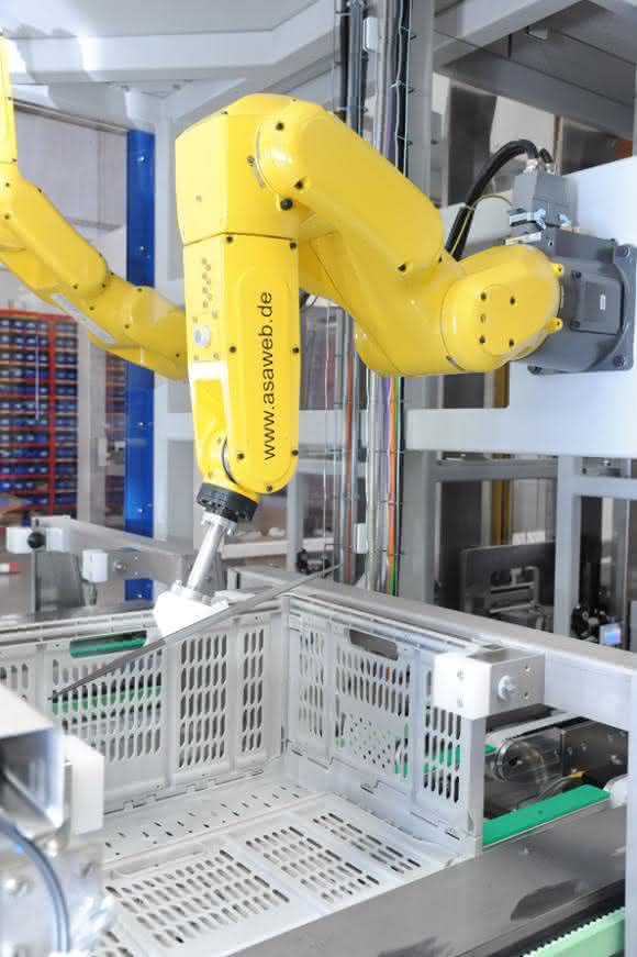 ASA Boxaufrichter mit Roboter