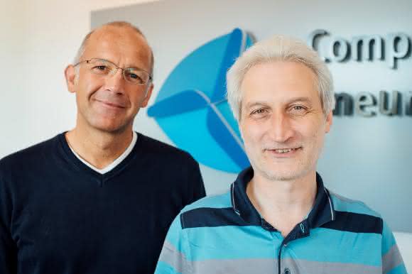Dr. Tobias Stöger und Dr. Otmar Schmid. (Quelle: Helmholtz Zentrum München)