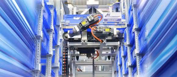 Das Multilevel-Shuttle Klincat in Leichtbauweise bündelt die Vorteile von RBG und Shuttle. (Foto: Klinkhammer)