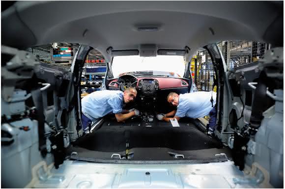 Automobilproduktion Arbeit in der Automobilproduktion