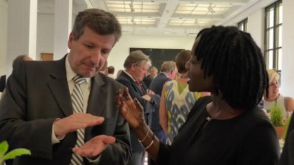 Dr. Peter Köhler und Dr. Auma Obama Dr. Peter Köhler und Dr. Auma Obama