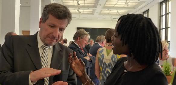 Dr. Peter Köhler und Dr. Auma Obama Dr. Peter Köhler und Dr. Auma Obama